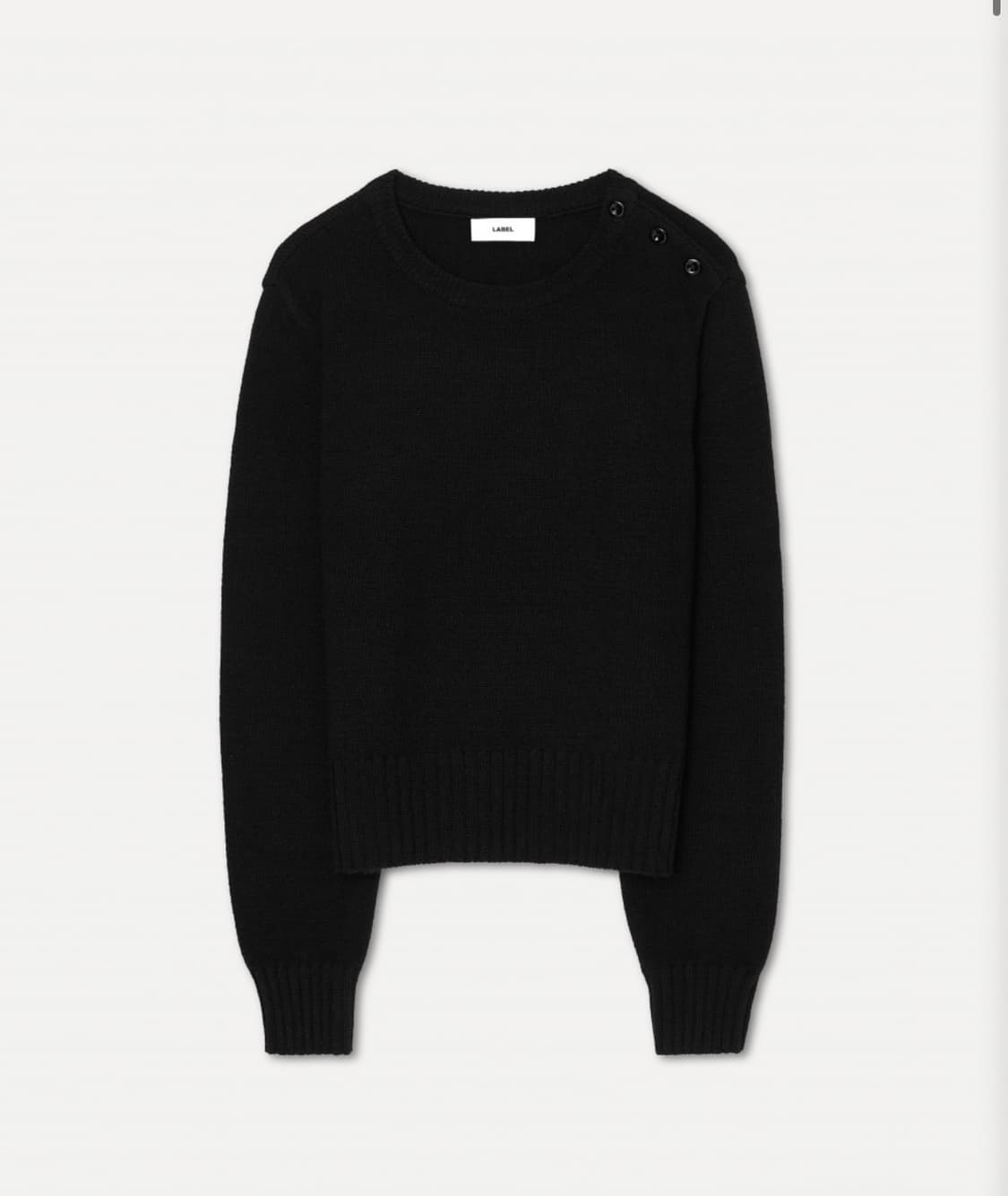 라벨아카이브 숄더 버튼 니트 상품이미지1