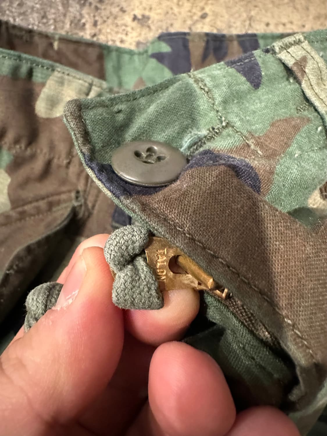 빈티지 80s 미군 m65 우드랜드 필드 팬츠  상품이미지3