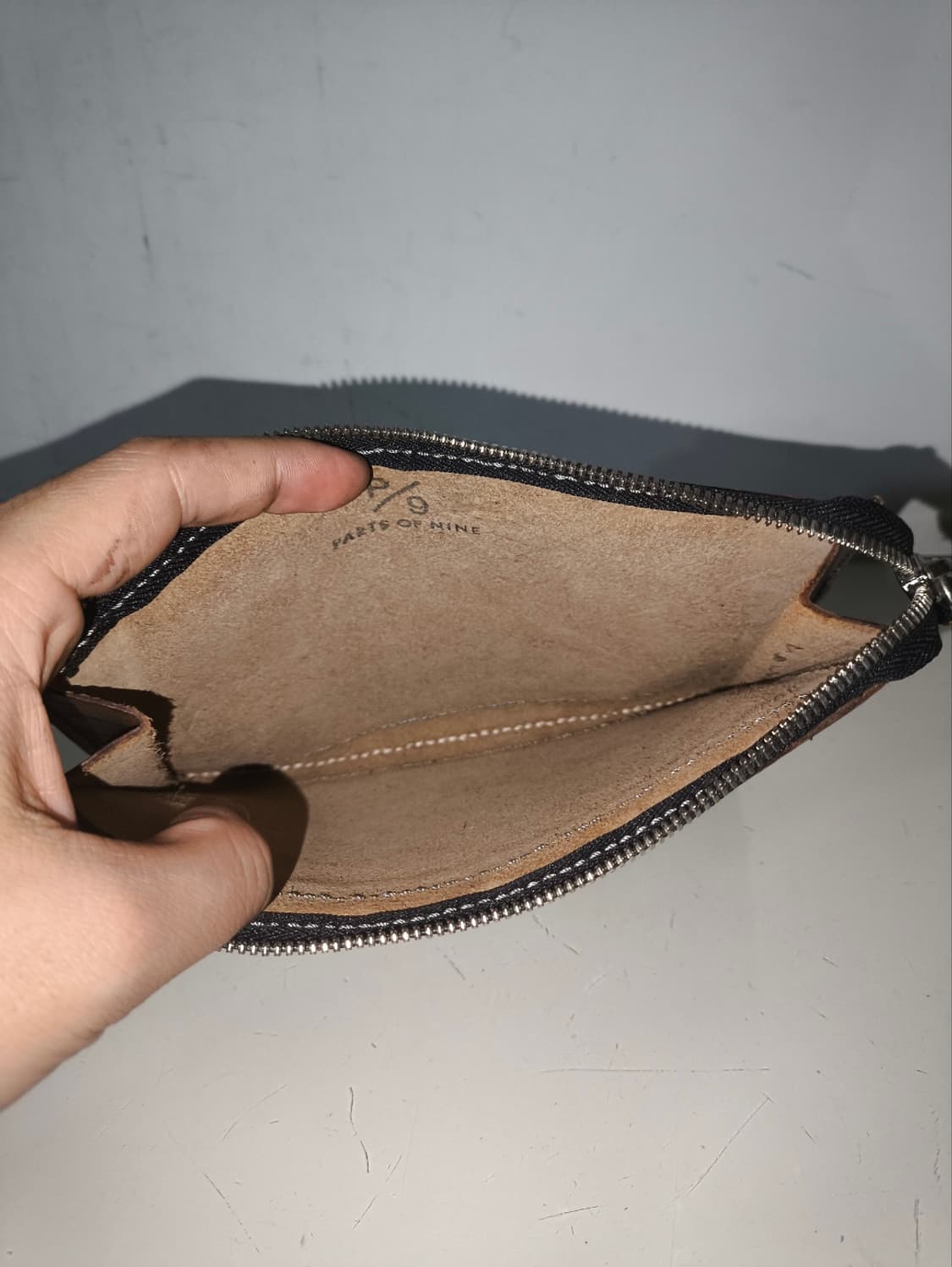 재팬 파츠나인 수제 가죽 미니 클러치 일본 상품이미지3