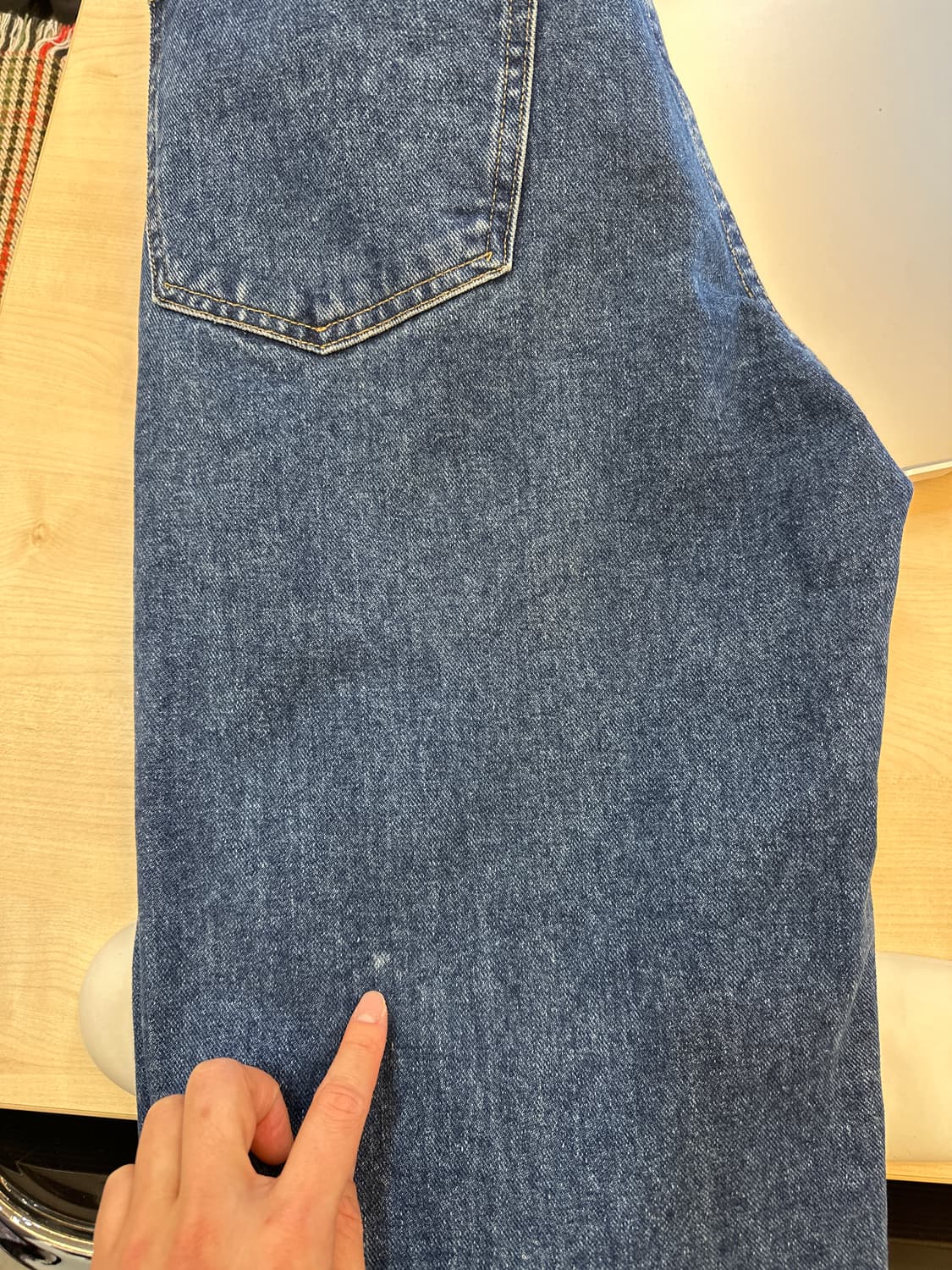 34) 마리떼 프랑소와 저버 USA 94s 블루 테이퍼드 데님 상품이미지8