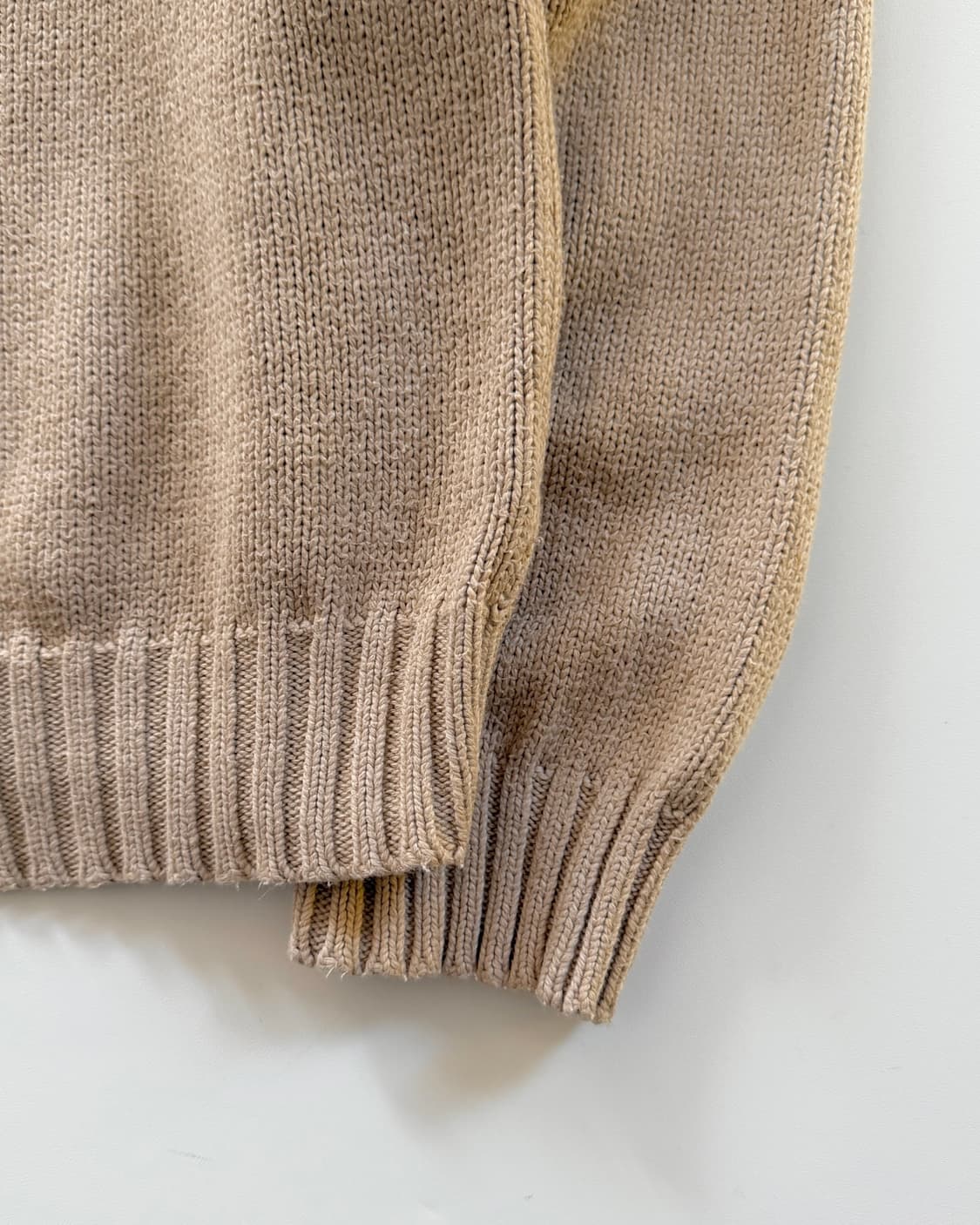 Polo 폴로 랄프로렌 베이지컬러 코튼 라운드넥 니트 상품이미지3