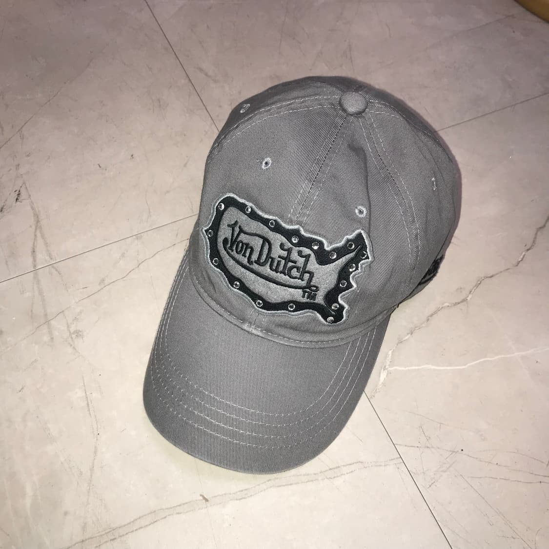 VonDutch 본더치 y2k 갸루 큐빅 볼캡 상품이미지1
