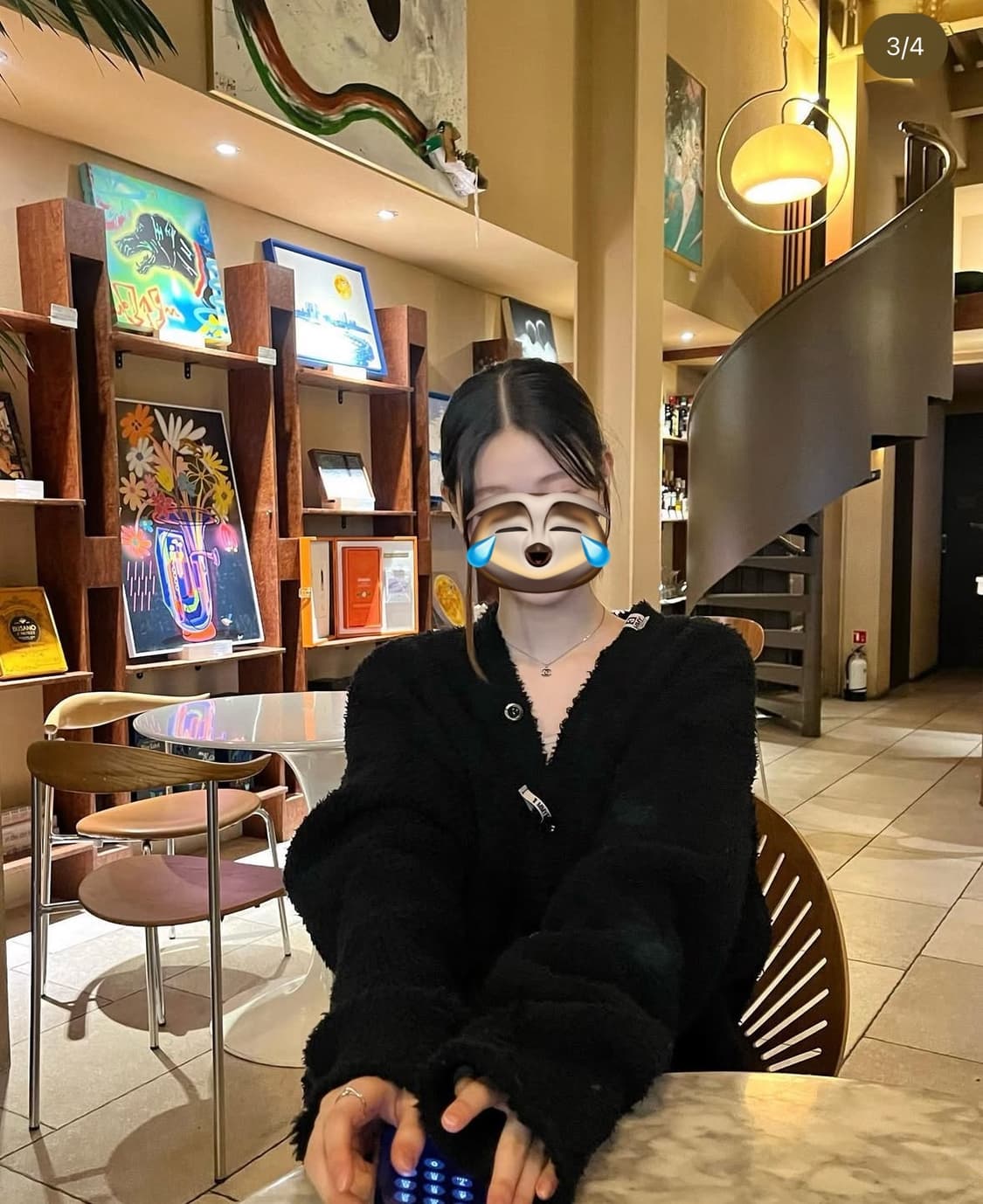 (46) 미하라 야스히로 디스트레스드 가디건 상품이미지1