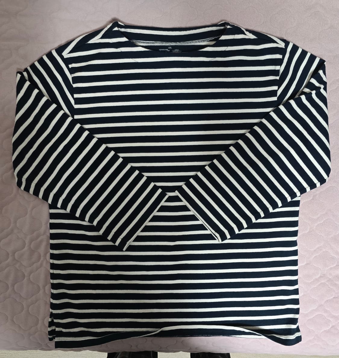 여성 무인양품 스트라이프 보더 티

 xxl [남성L루즈핏] 상품이미지4