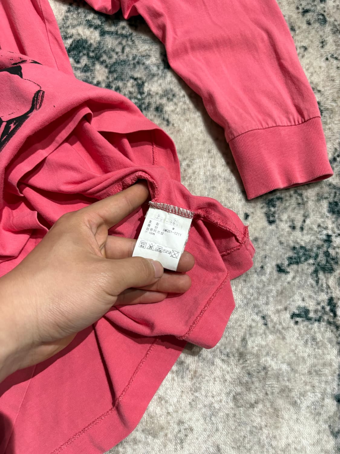 폴로 프린팅 커스텀 포켓 롱 슬리브 상품이미지5
