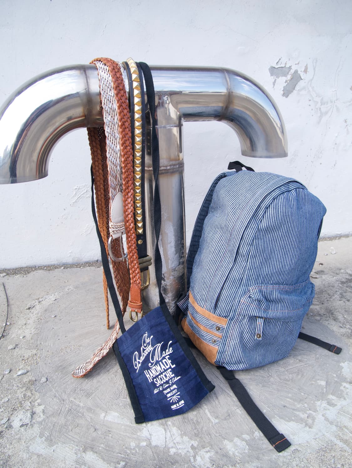[anello] hickory denim backpack 상품이미지9