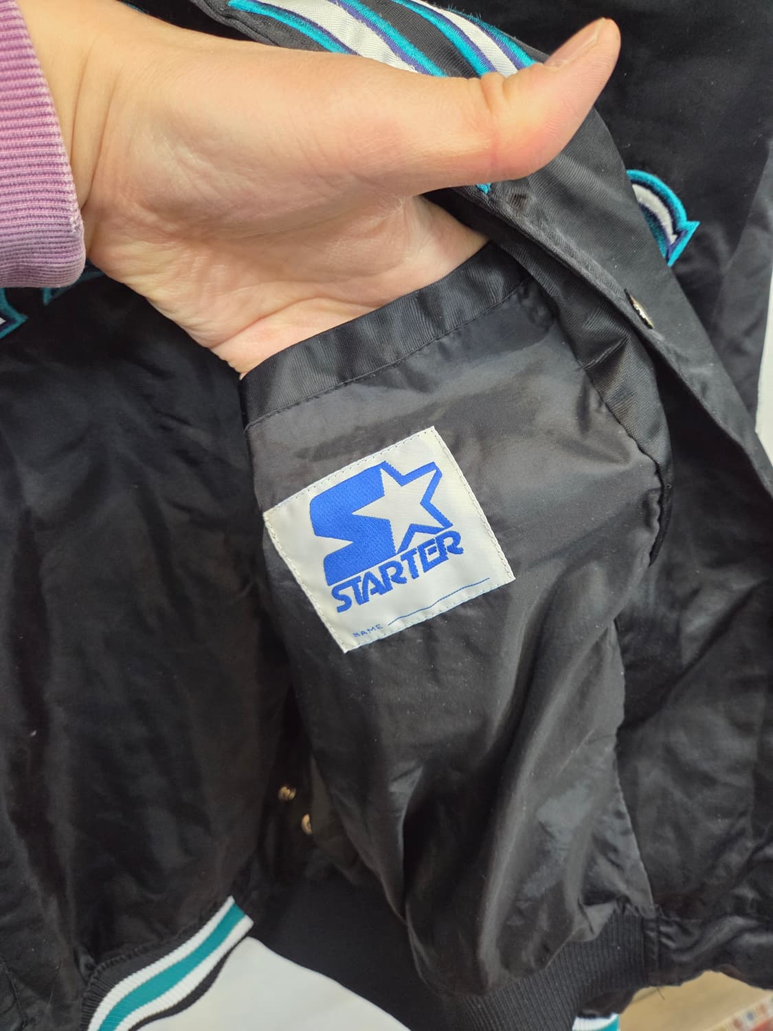 스타터 올드스쿨 빈티지 시애틀 매리너스 바시티자켓 L 상품이미지6