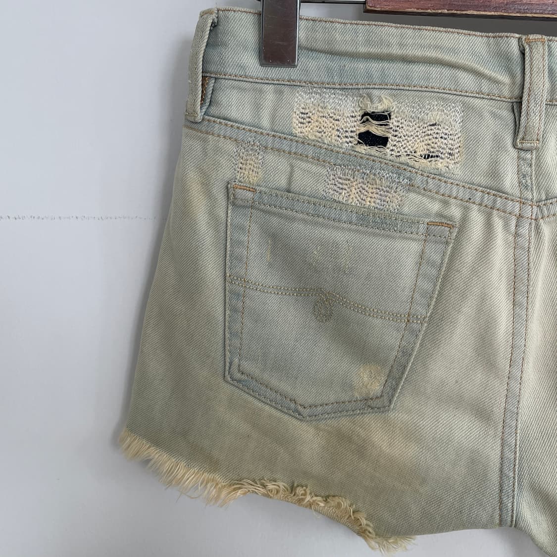 데님 앤 서플라이 폴로 디스트로이드 25(약28)데님 숏츠 반바지 핫팬츠 상품이미지7