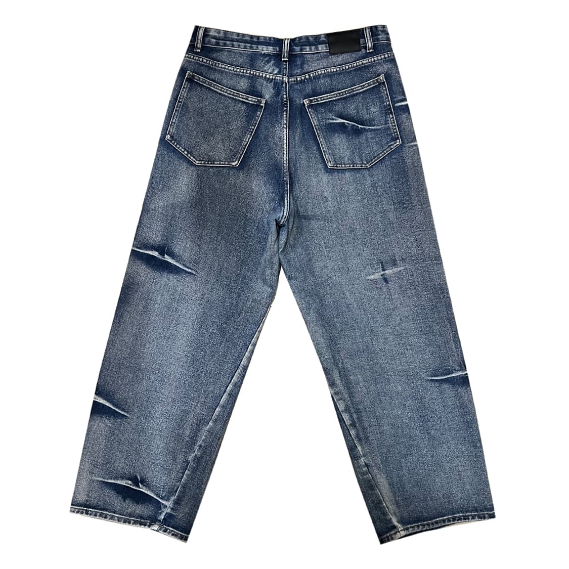 벌스데이 커브드 와이드 데님 팬츠 청바지 L 34 상품이미지3