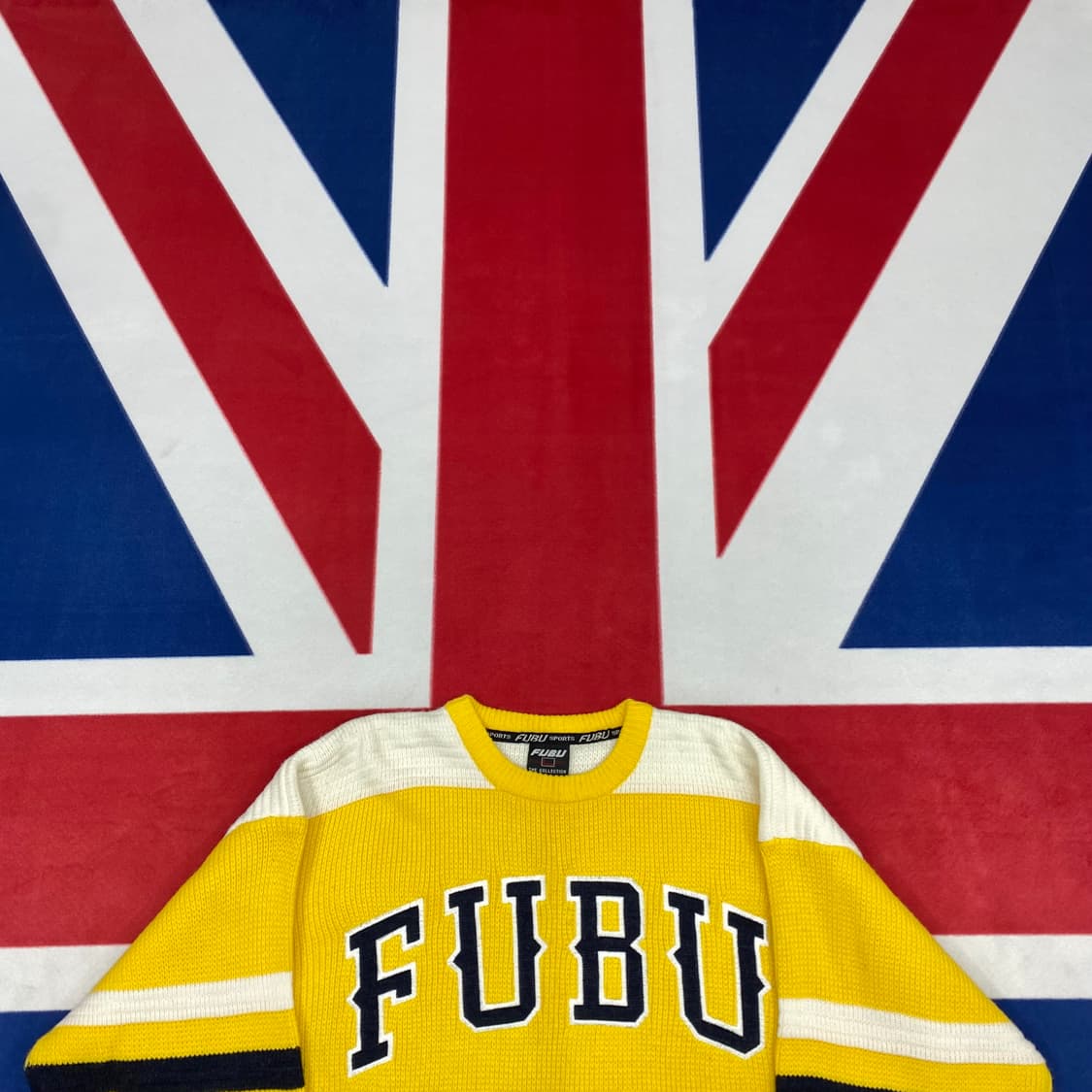 FUBU 올드스쿨 오버핏 니트 L 실측 XL-2XL 상품이미지2