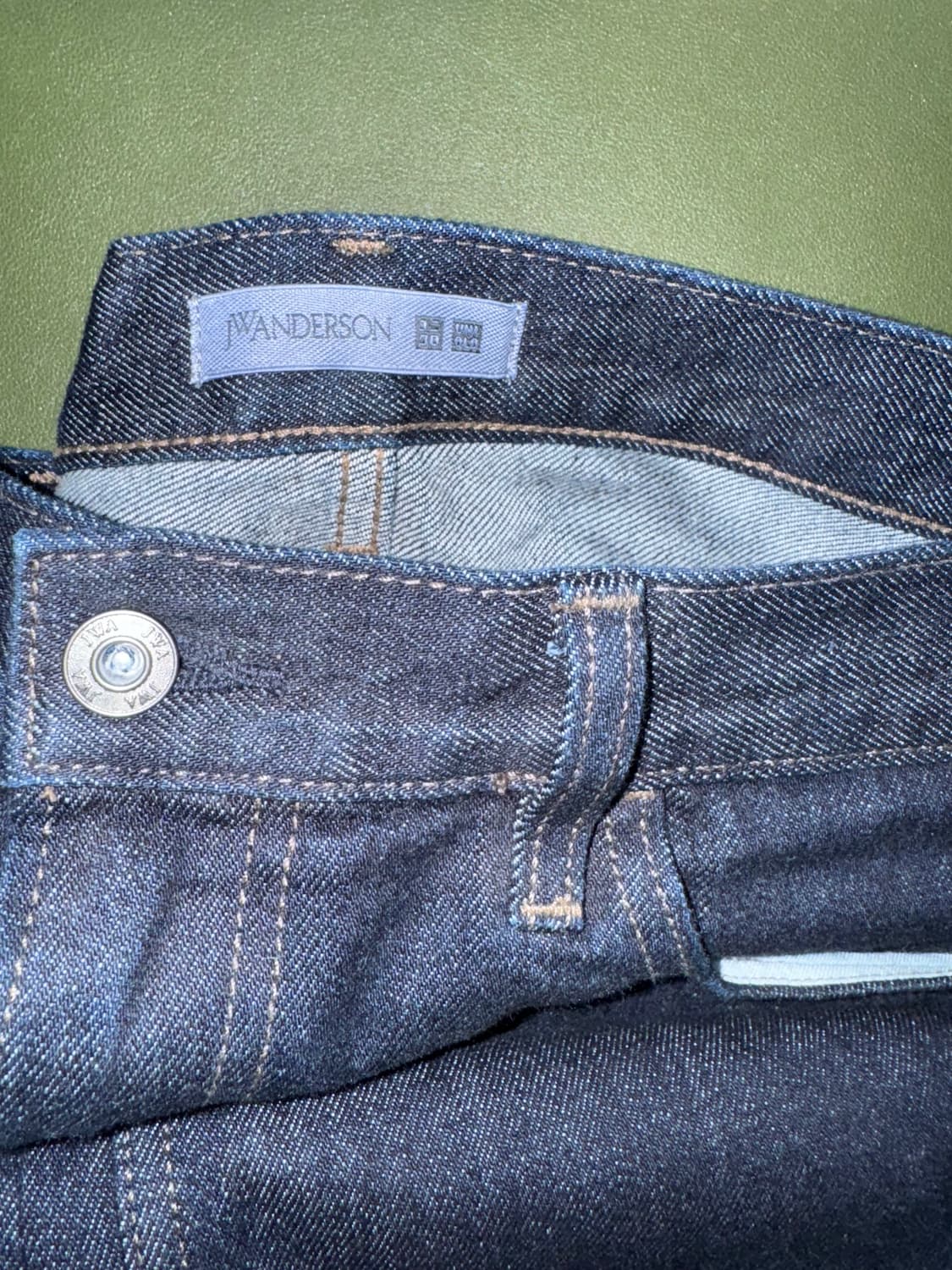 유니클로 JWA 스트레이트진 68 blue 32사이즈 상품이미지3