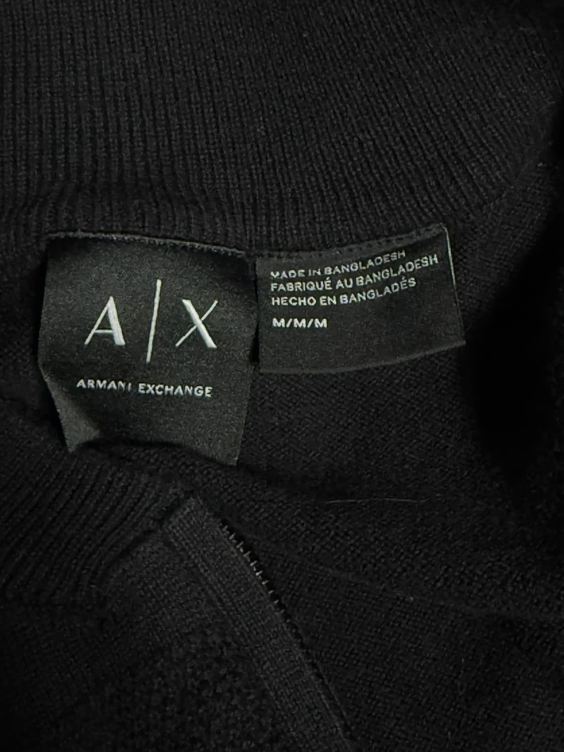 Armani Exchange Zip-Up Knit Jacket 상품이미지4