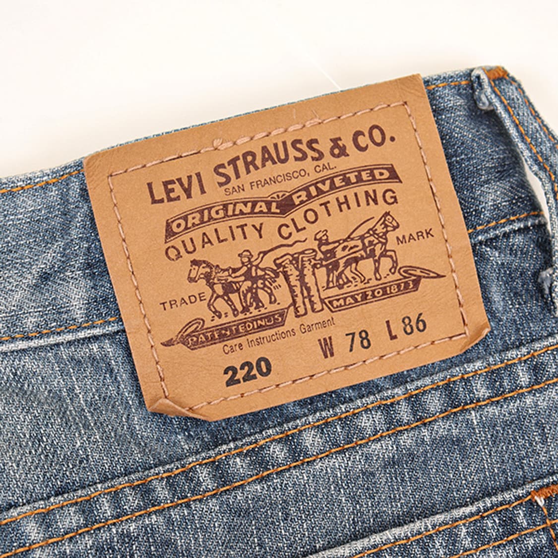 리바이스 오렌지탭 220 하프 데님 팬츠 (29) 상품이미지5