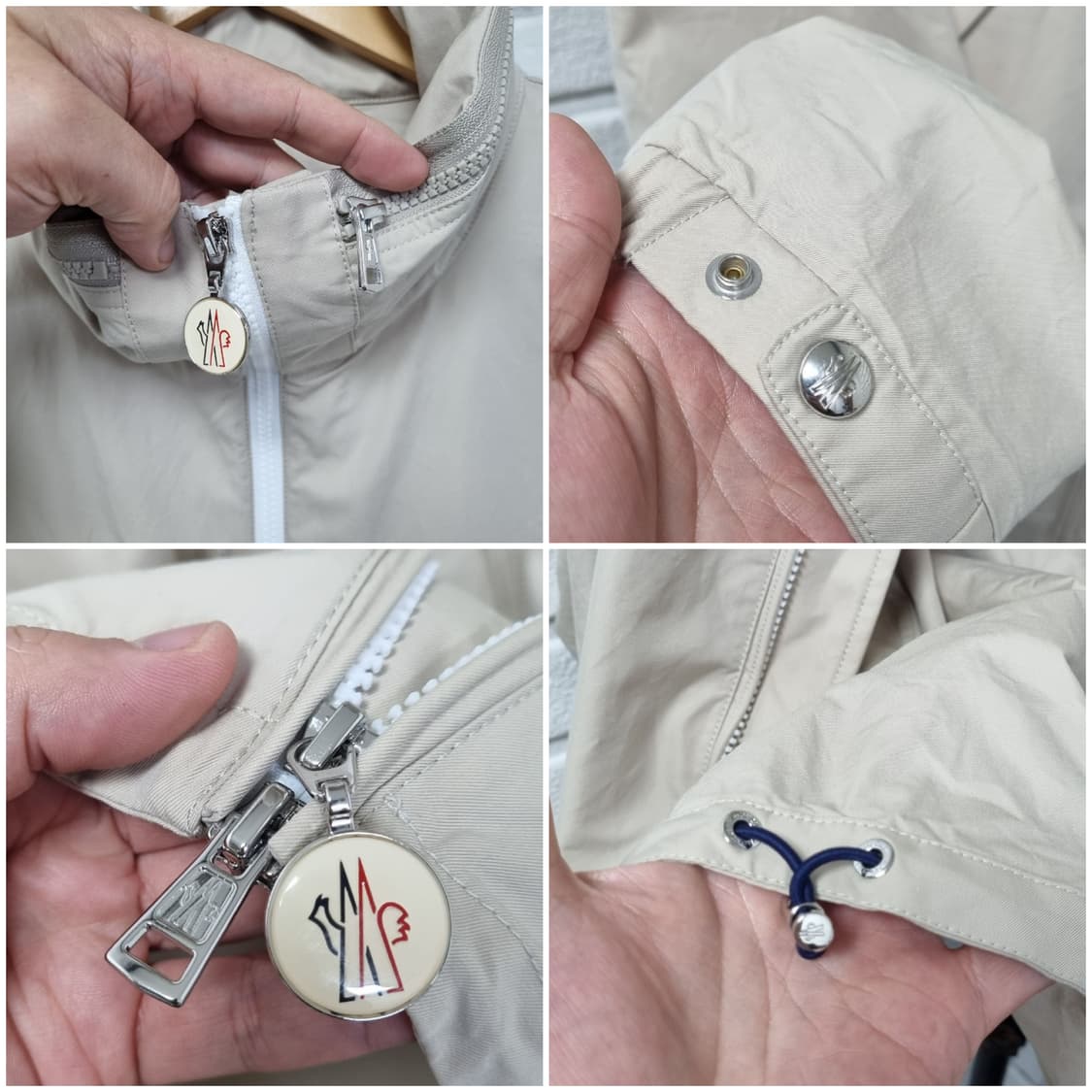 [4/23년/정품] 몽클레어 호시 바람막이 자켓 베이지 상품이미지5