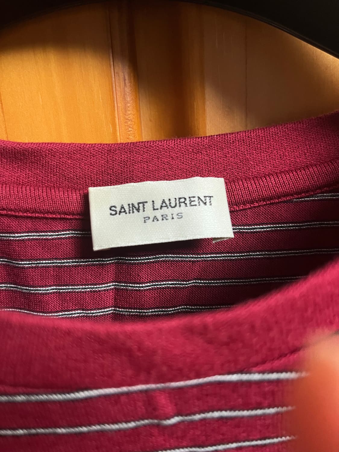 생로랑 스트라이프 반팔 티셔츠 상품이미지3