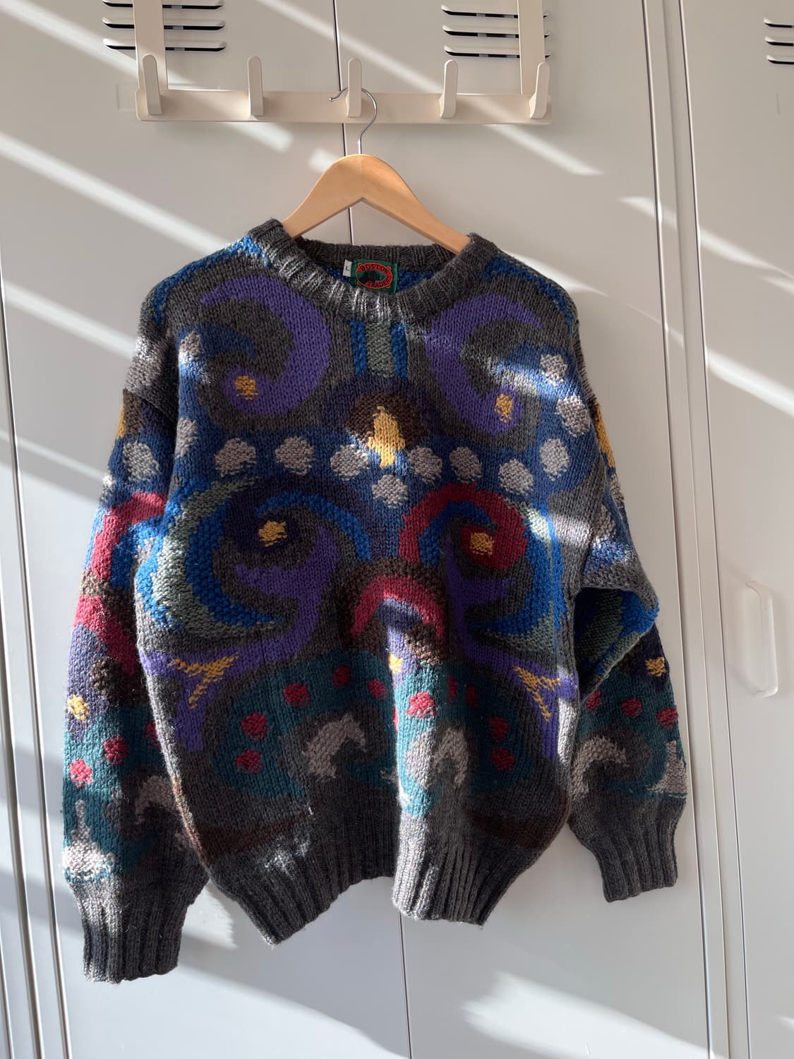 Boston traders 패턴 울 니트 상품이미지2