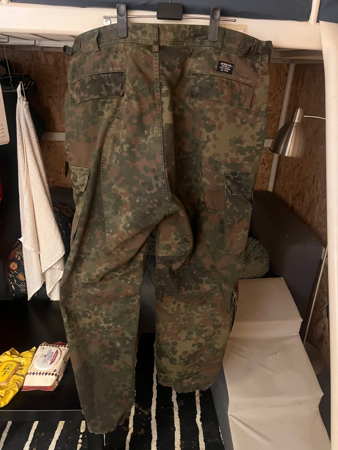 슈프림 23FW 플렉탄카모 카고팬츠 36 상품이미지2