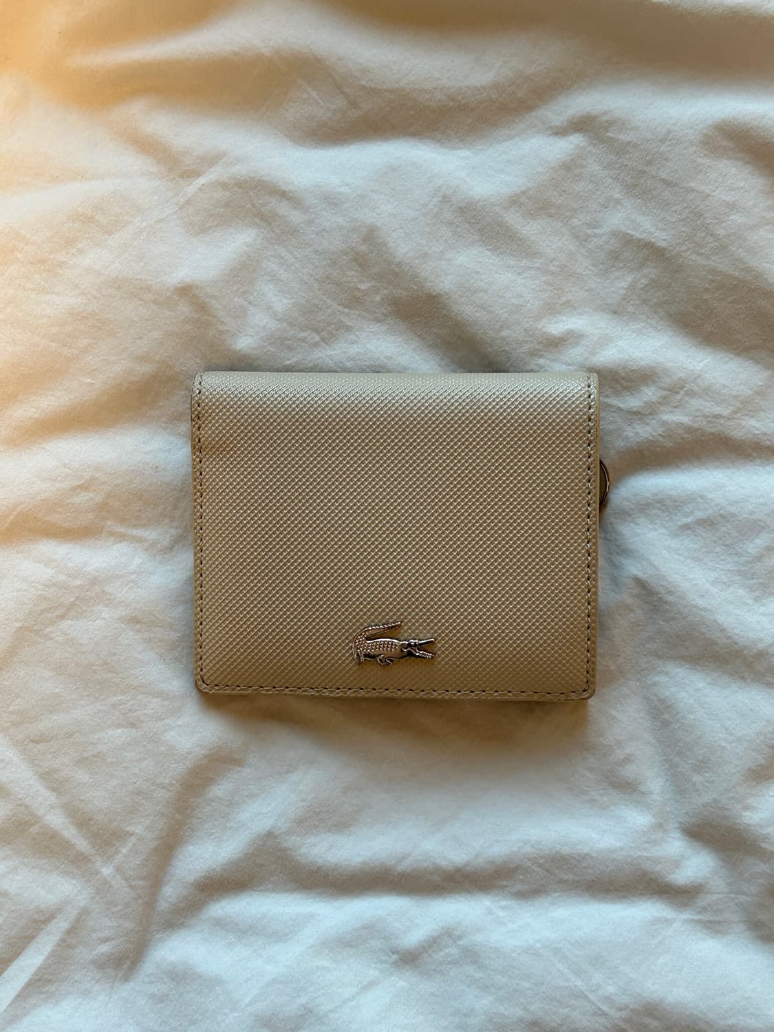 라코스테 반지갑 베이지 상품이미지1