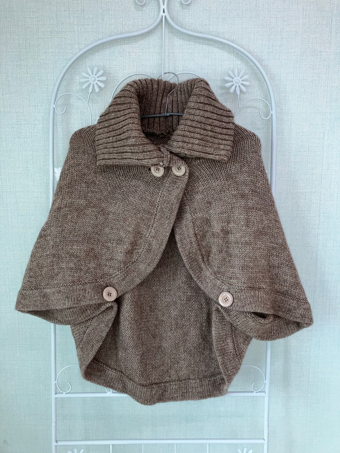 jpn vintage 브라운 케이프 y2k 스트릿 갸루 펑키  상품이미지1