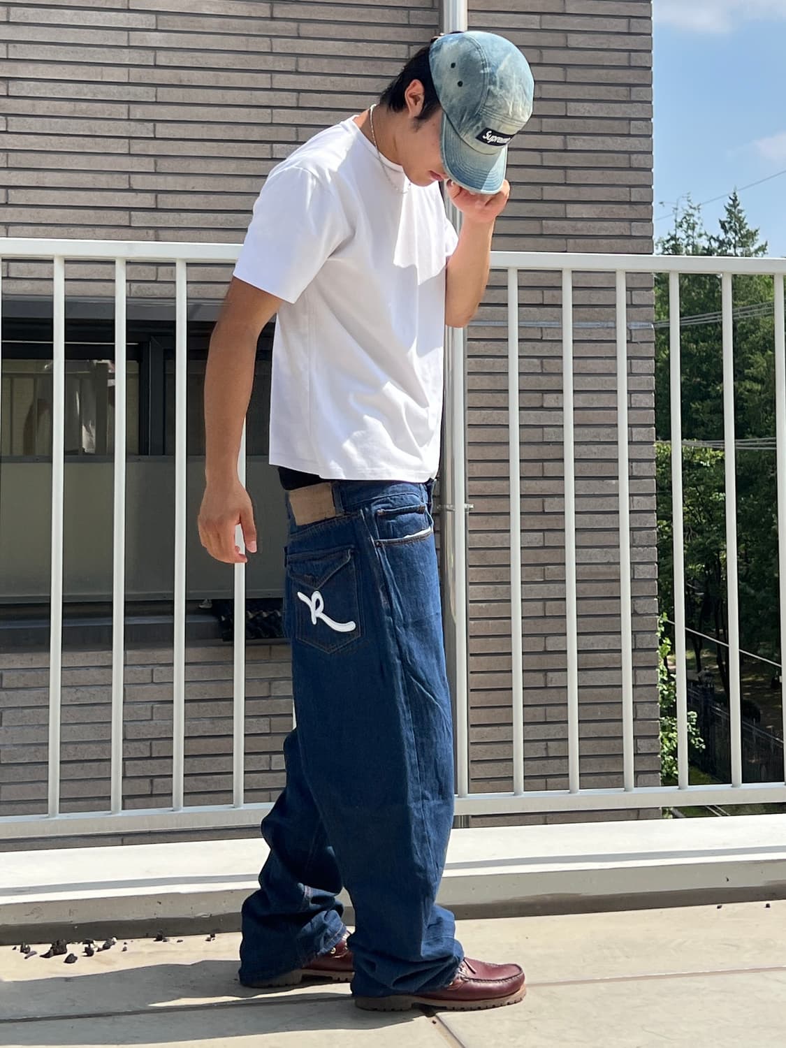 ROCAWEAR 백포켓 자수 힙합팬츠 상품이미지4