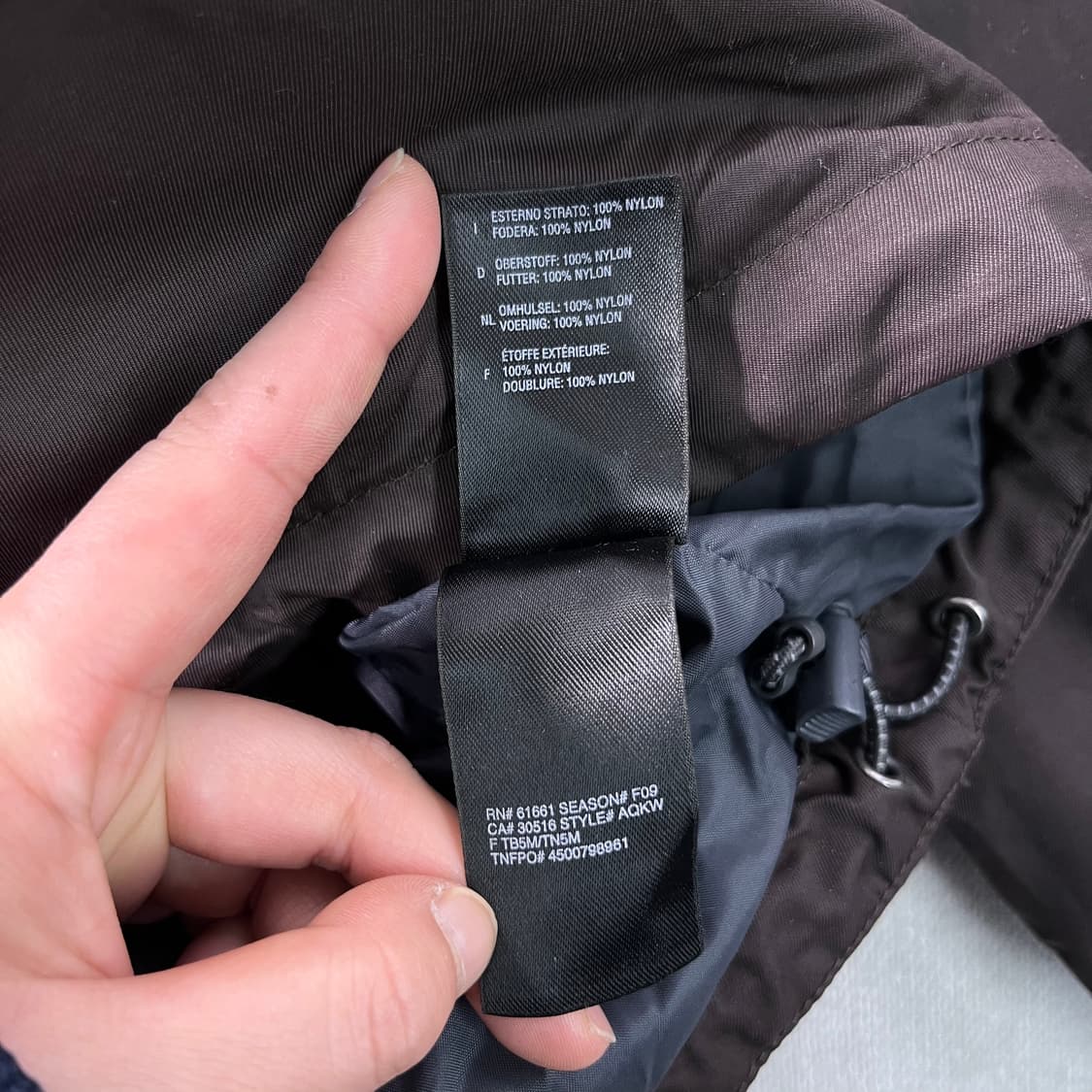 100 노스페이스 브라운 하이벤트 바람막이자켓 상품이미지7