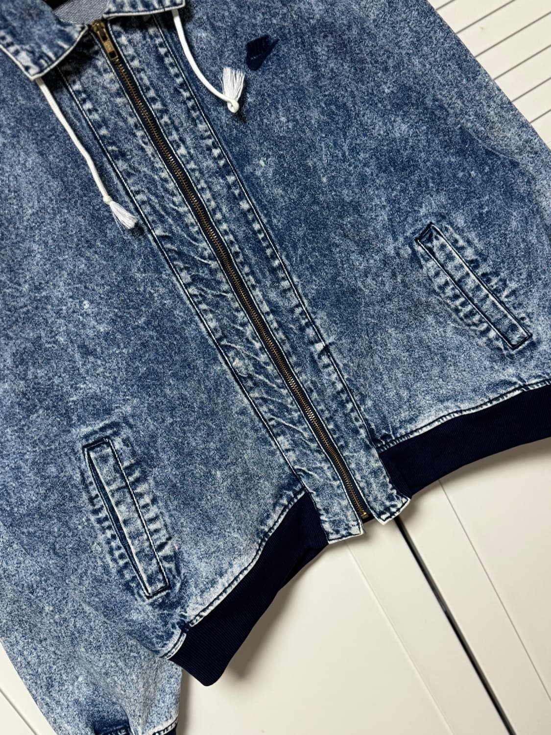 XL 나이키 80S 올드스쿨 청데님 워싱 워크 자켓 상품이미지7