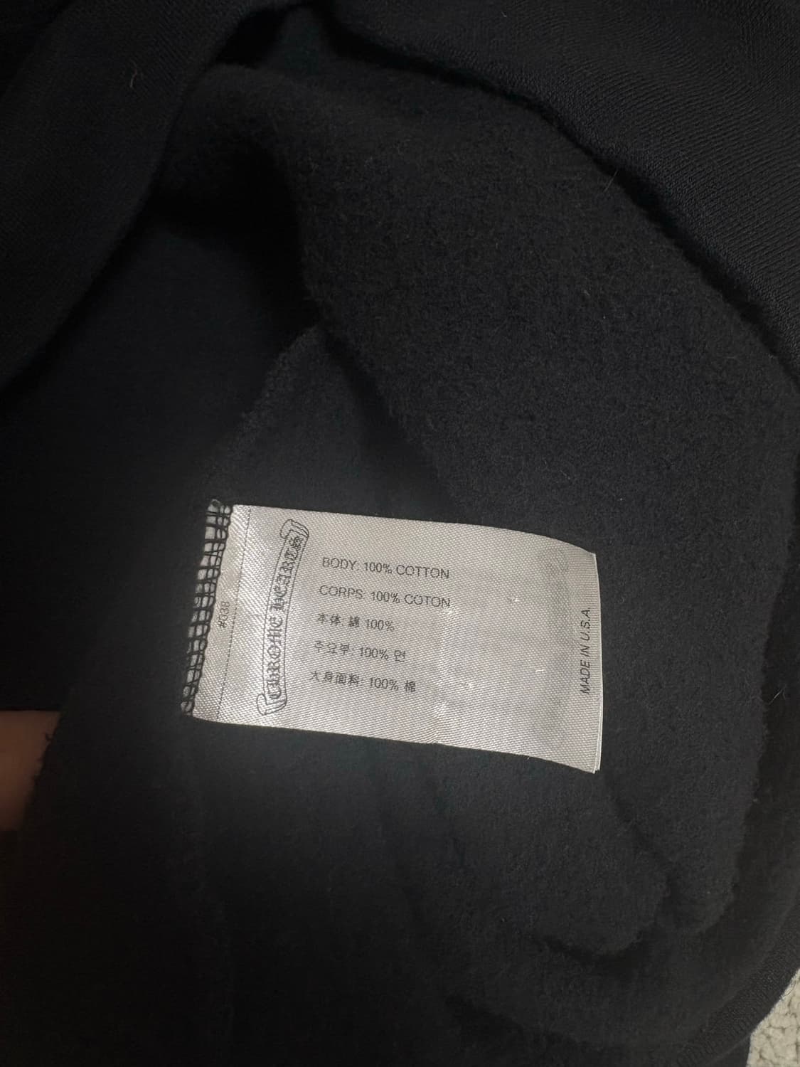 [XL]크롬하츠 홀스슈 후드집업 로스앤젤레스 한정 상품이미지3