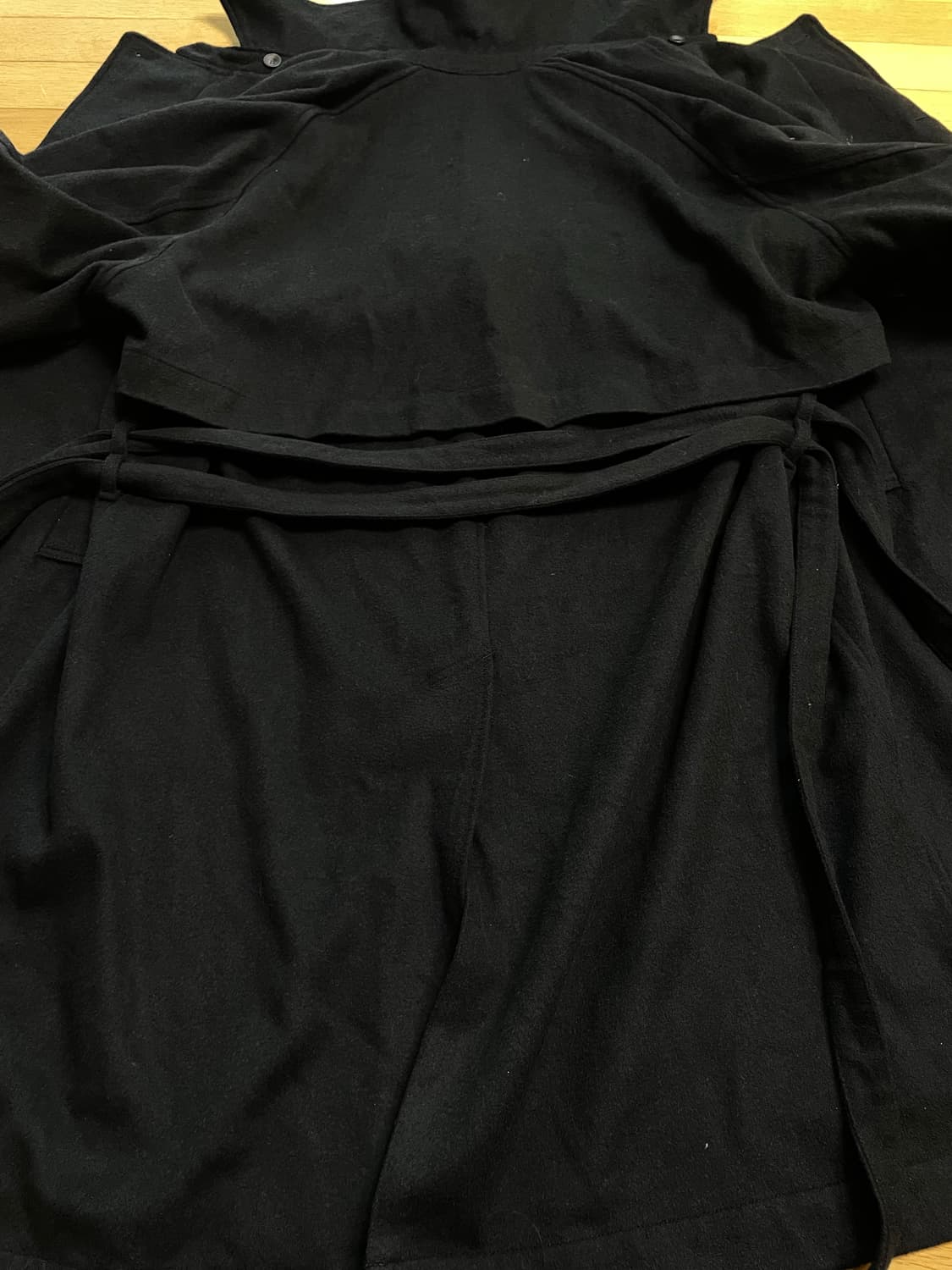 언어펙티드 블랙 트렌치 코트 m 상품이미지5