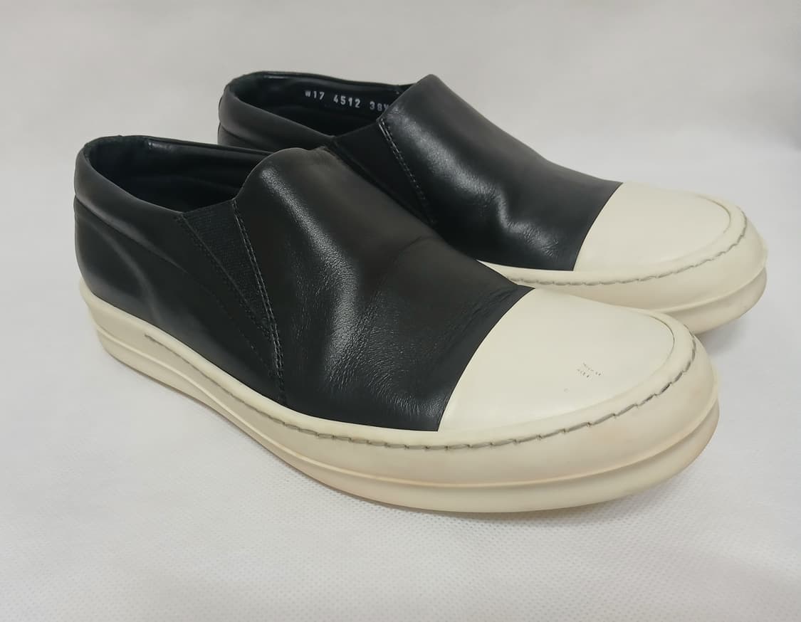 릭오웬스 / 17fw 라몬즈 보트 레더 슬립온 / 38.5 (250) 상품이미지4