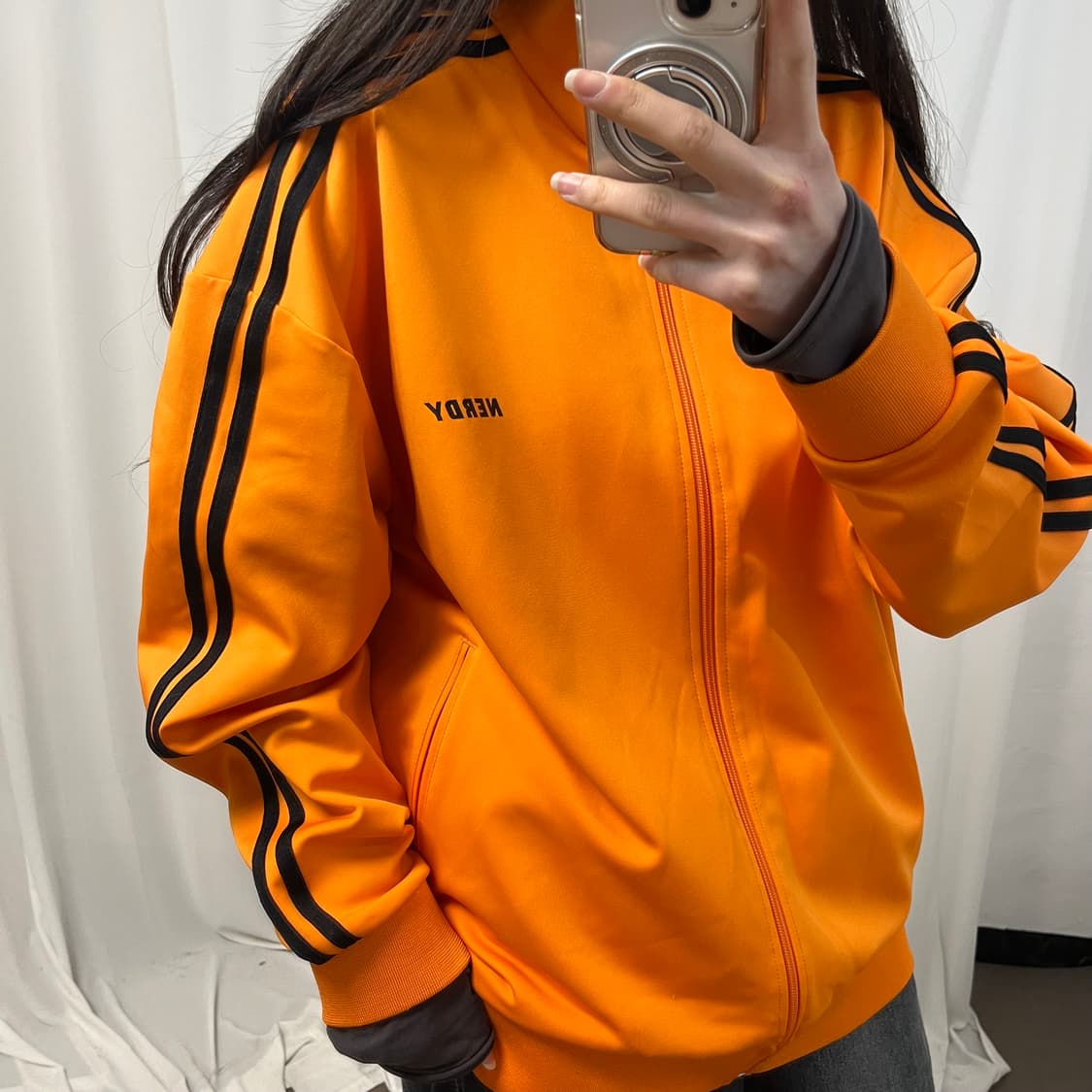 NERDY Orange Track Jacket  상품이미지3