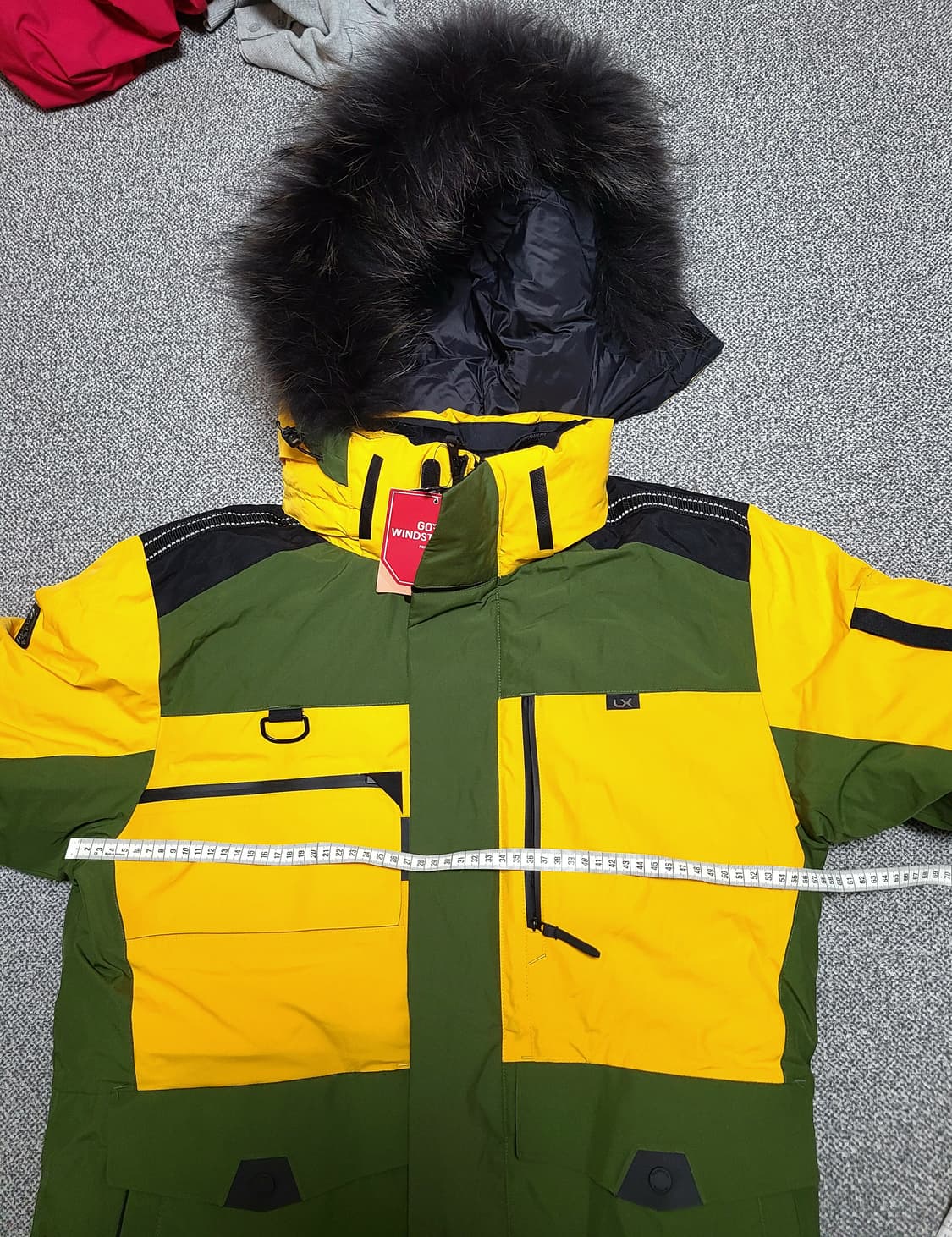 고어텍스 윈드스토퍼 대장급 거위구스패딩 100L 새제품 상품이미지2