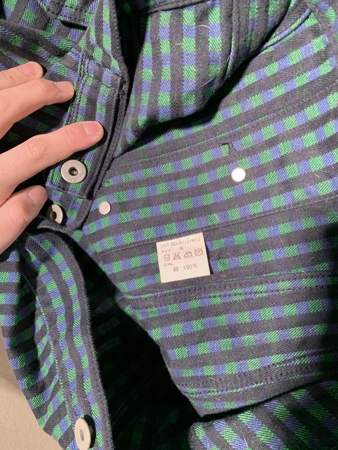 네이버후드 2002년도 체크패턴 자켓 상품이미지7