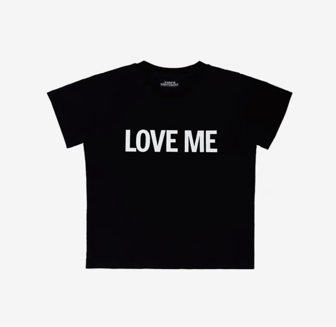 톰스벌스데이 러브미 하프 티셔츠 블랙 1size  상품이미지4