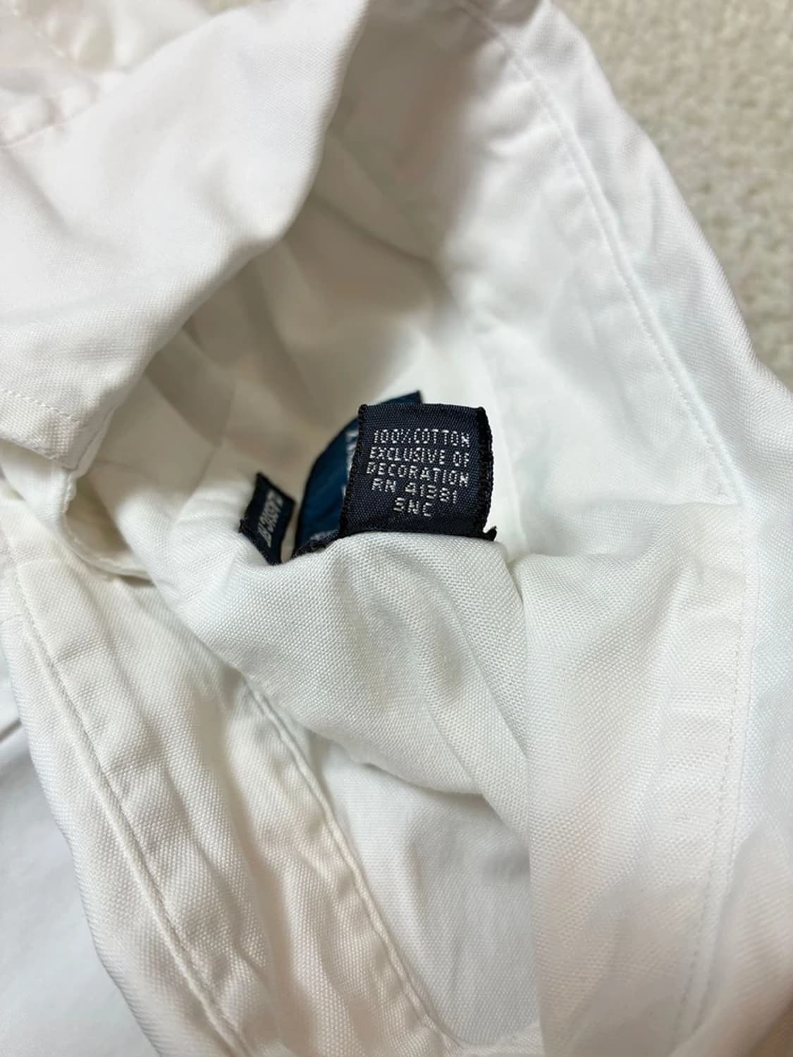 폴로 랄프로렌 00's 화이트 옥스퍼드 셔츠 PN6529 상품이미지8