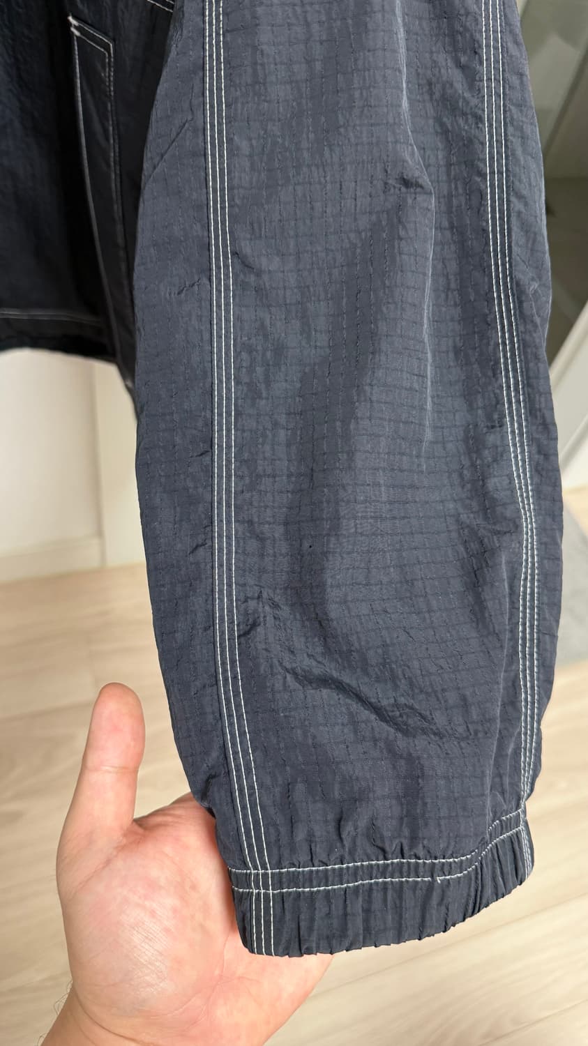 [L] 슈프림 X 나이키 립스탑 풀오버 블랙 상품이미지5