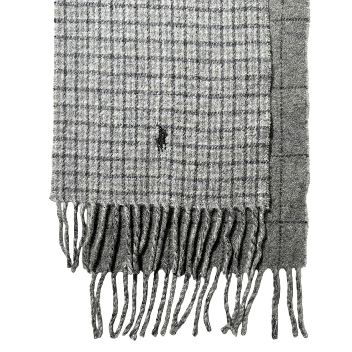 폴로 랄프로렌 이태리제 리버시블 윈도우 체크 머플러 목도리 상품이미지2