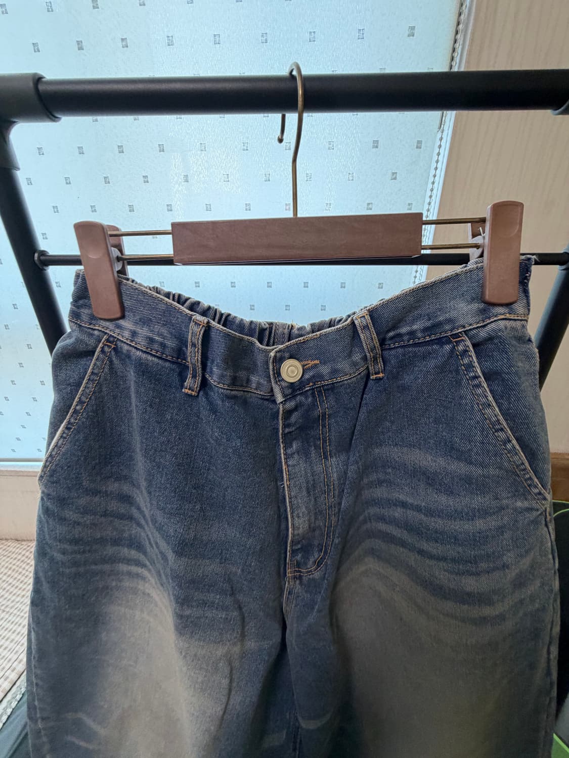 워싱 데님 팬츠 상품이미지2