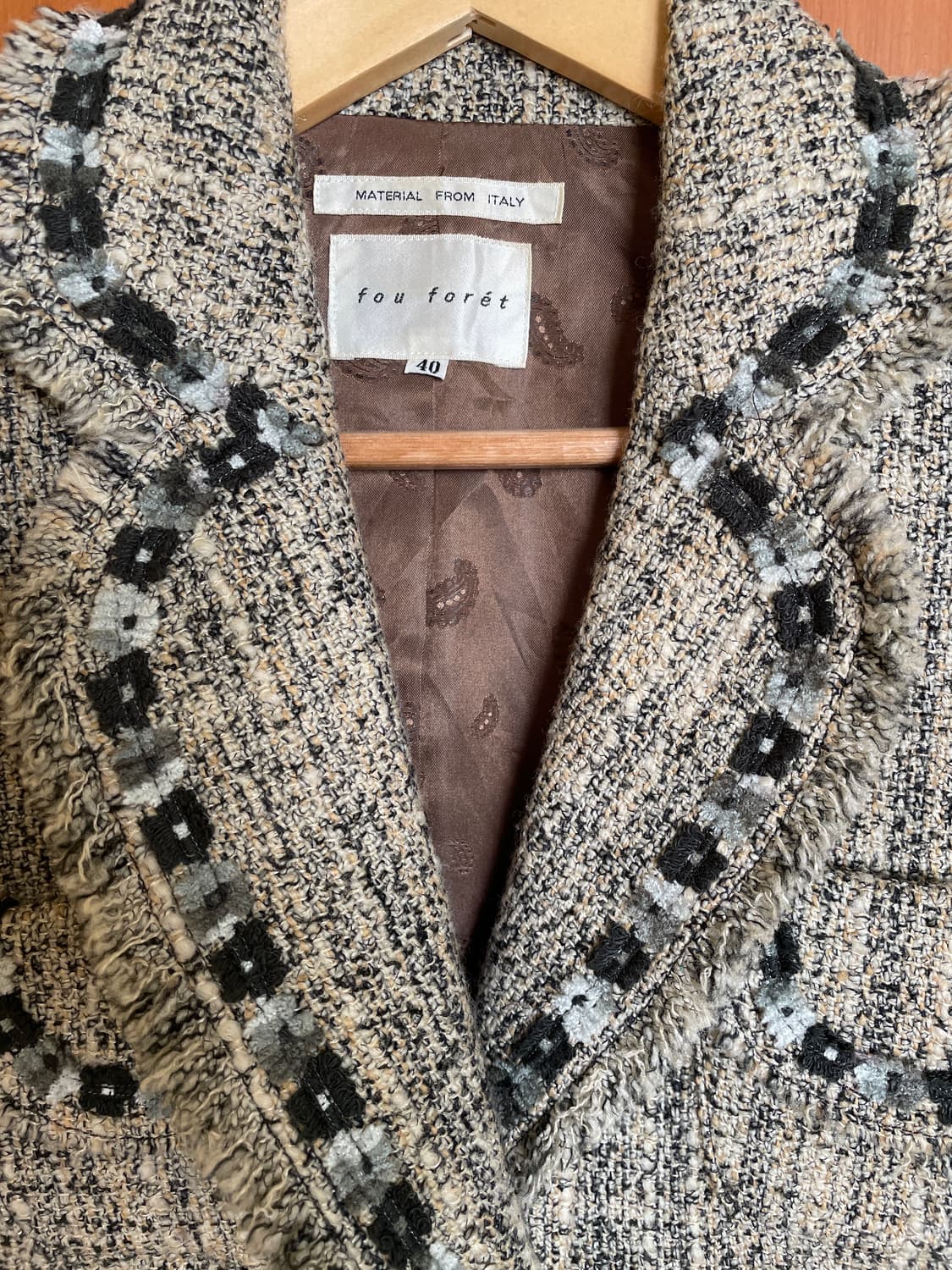 빈티지 트위드자켓 상품이미지2