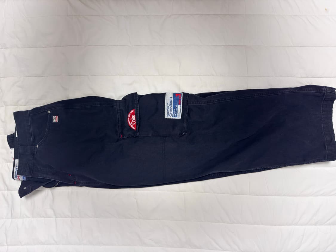 스포츠챔버X코카콜라 카고팬츠 블랙 상품이미지7