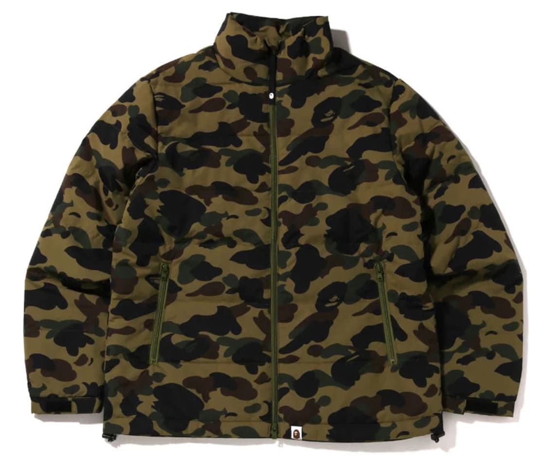 베이프 패딩 1ST CAMO LOOSE FIT DOWN JACKET 상품이미지1