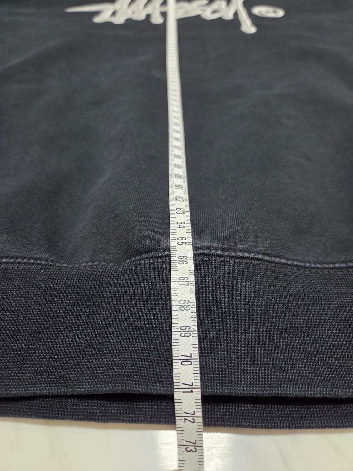 스투시 베이직 블랙 후드티 상품이미지9