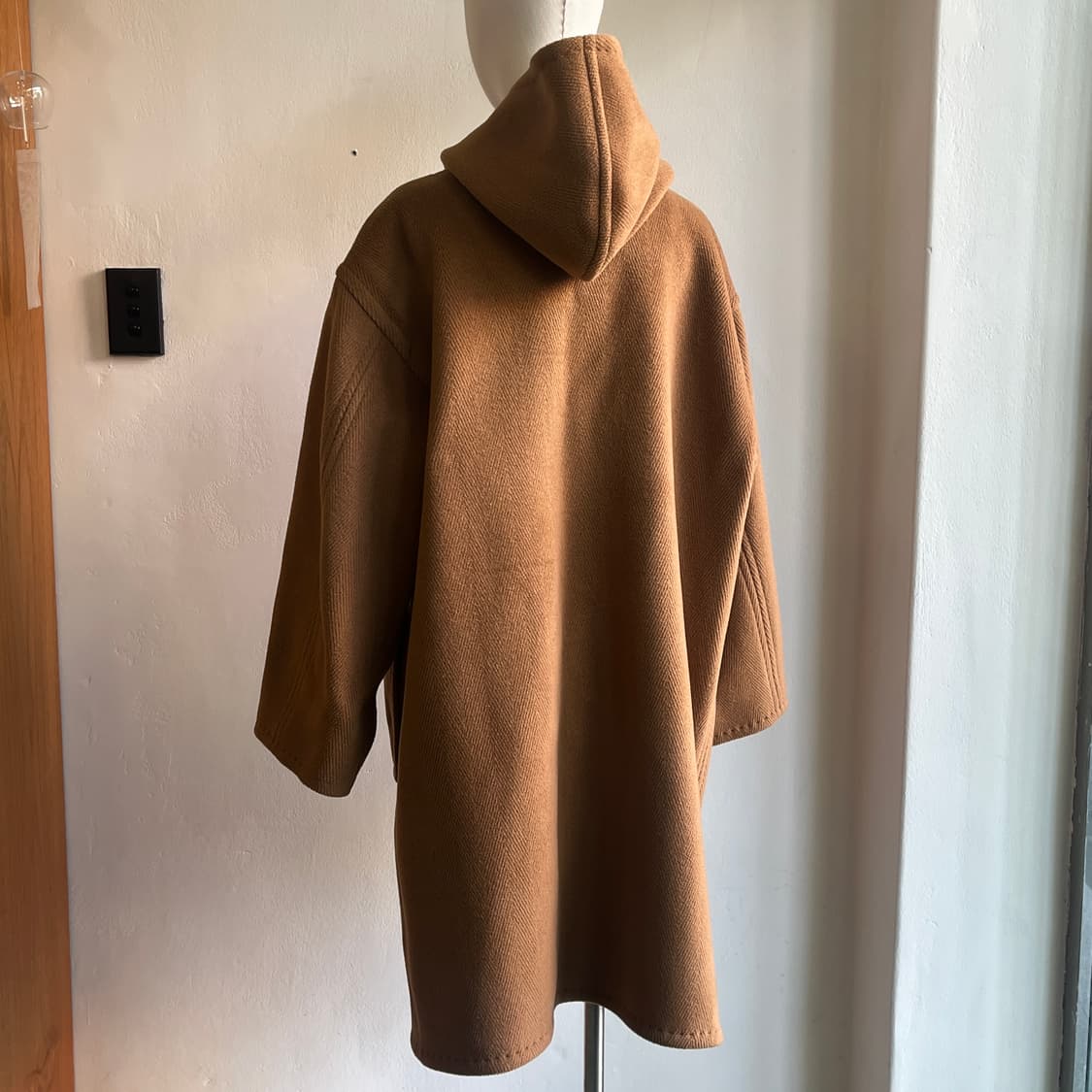 Auralee Herringbone pile hood coat (~66) 상품이미지5