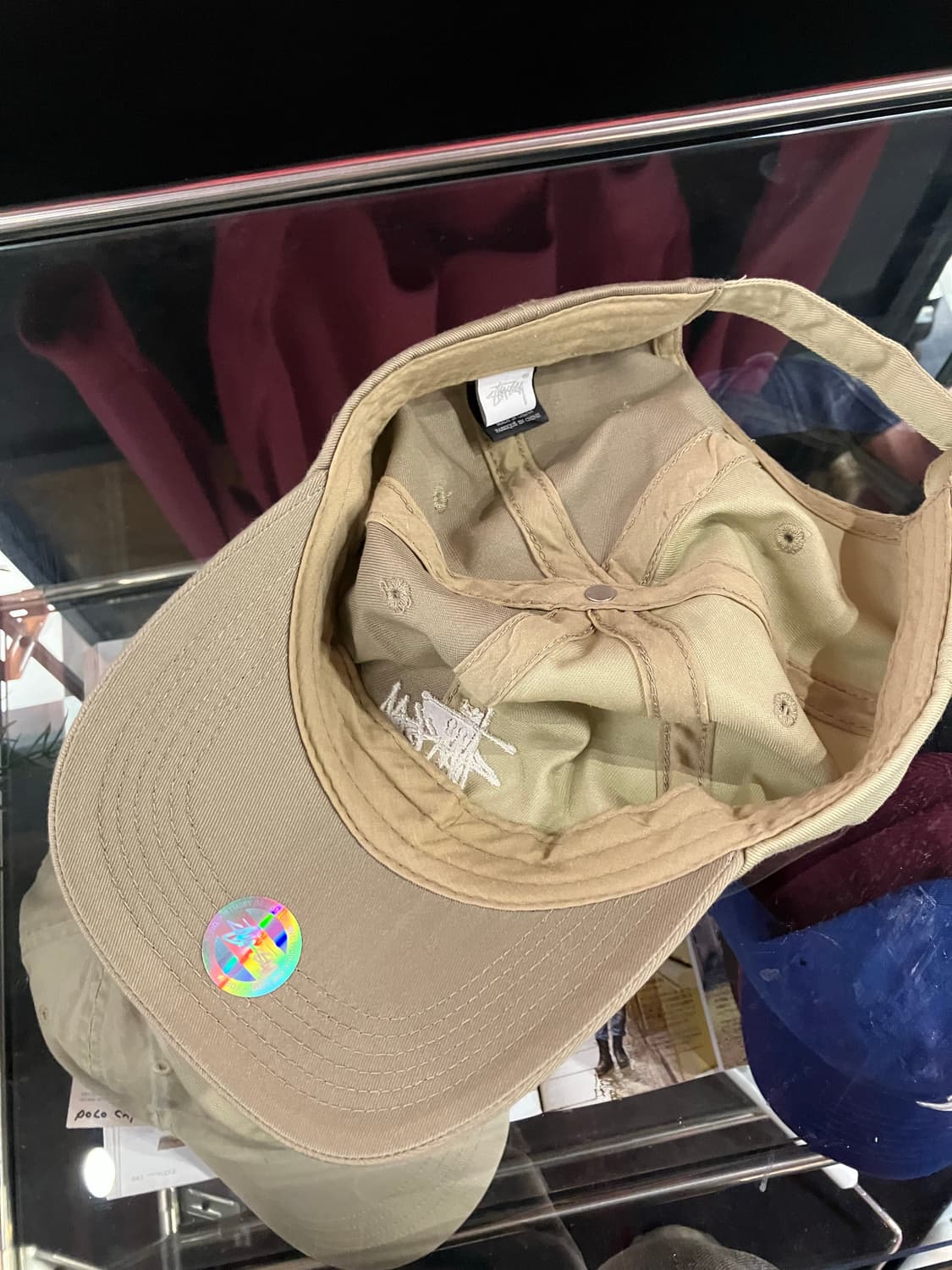 스투시 스탁 캔버스 로우 프로캡 라이트 볼캡 상품이미지6