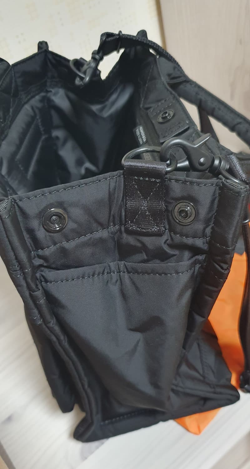 포터 센시즈 토트백 스몰 블랙 판매 상품이미지8