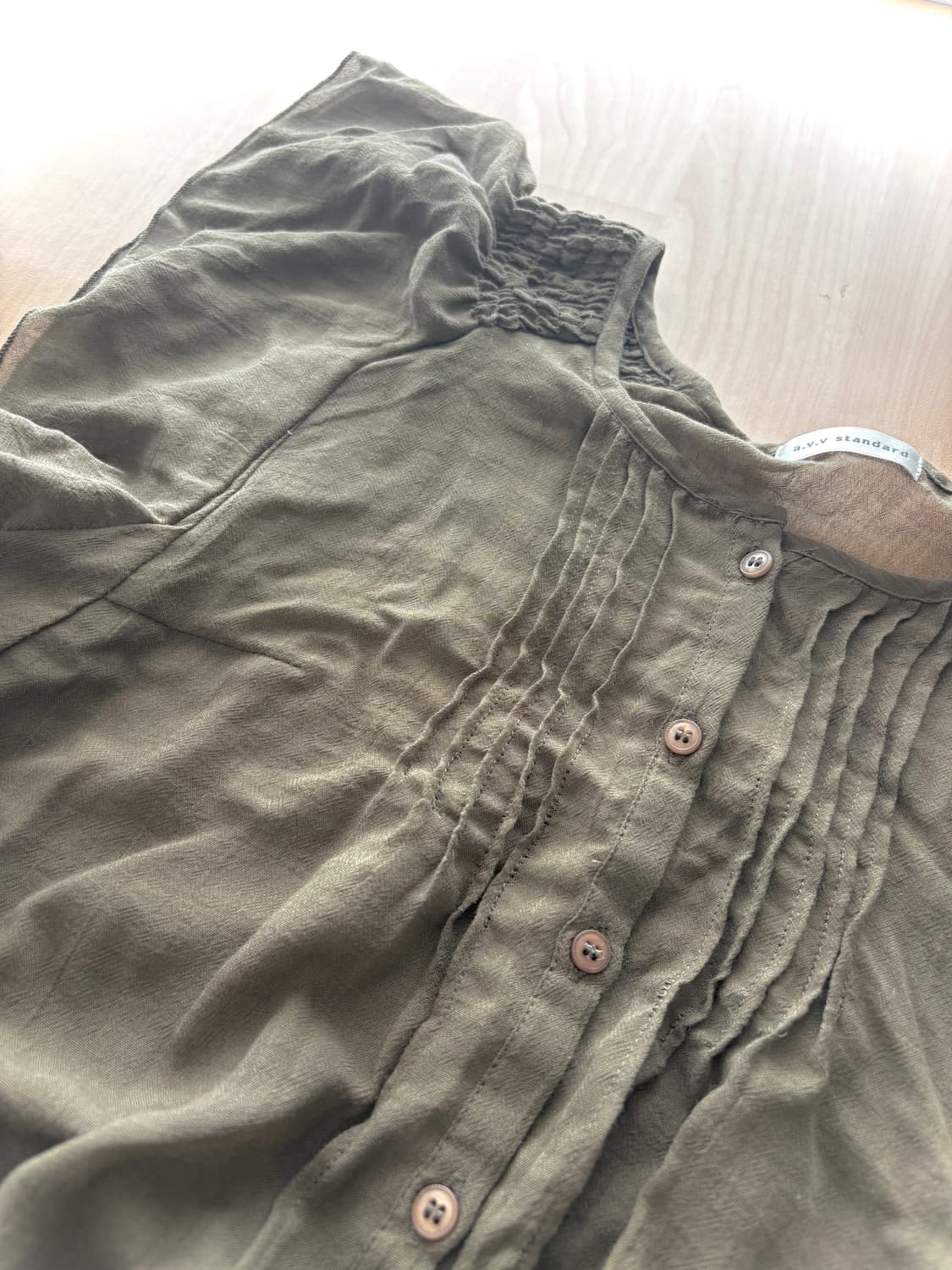 “말차아기천사강림” 녹차좋아하는너드 모리블라우스 청순y2k중티걸들모여! 상품이미지3