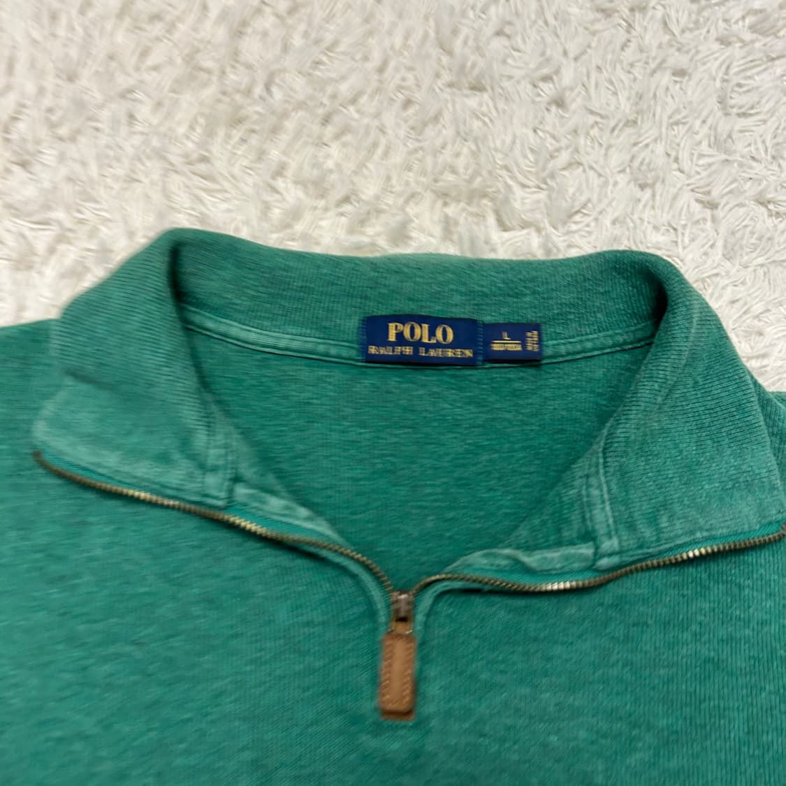 Polo Green Half-Zip Knit 상품이미지6