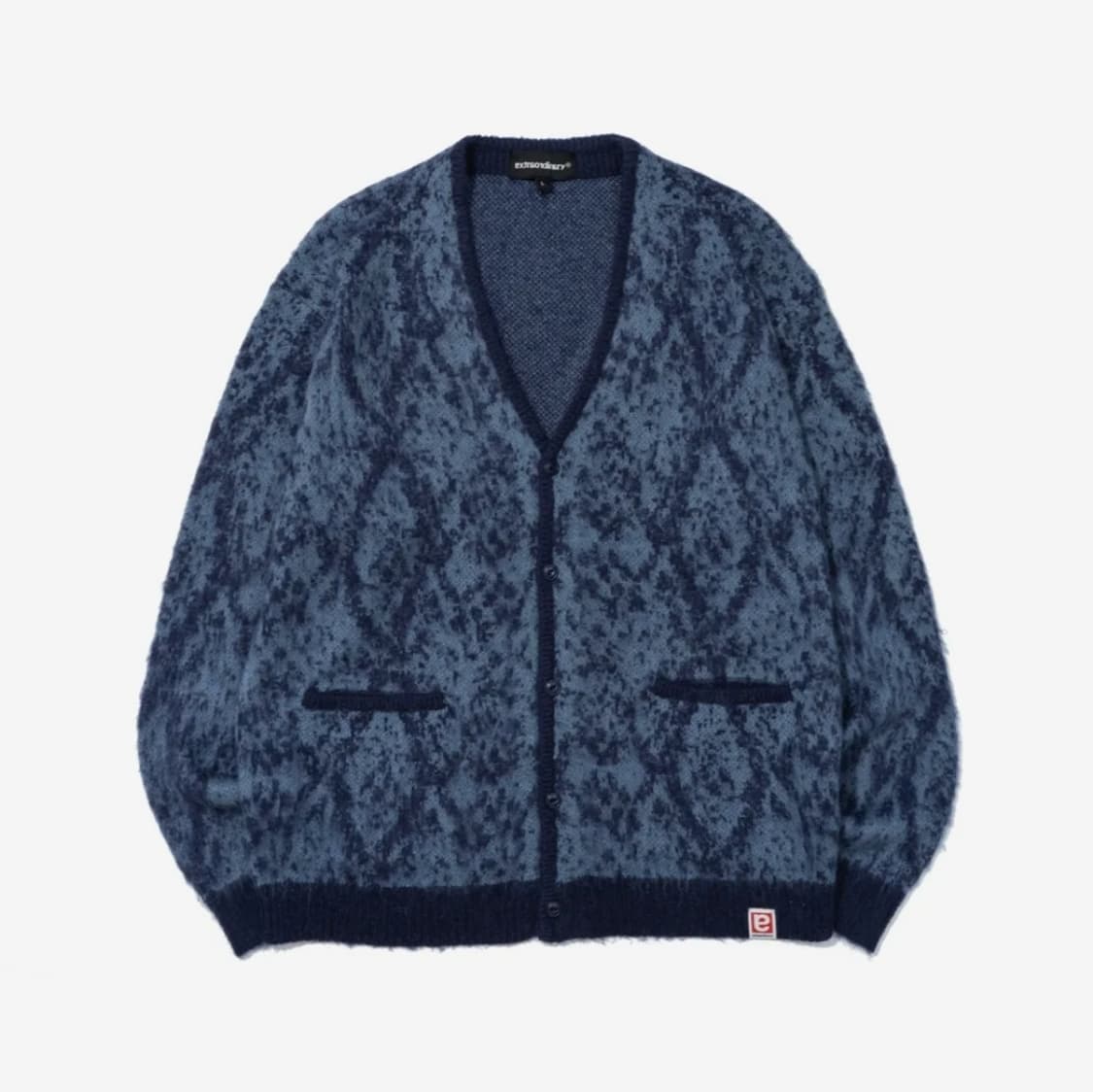 엑스트라오디너라 파이톤 가디건 블루 PYTHON CARDIGAN BLUE 상품이미지1