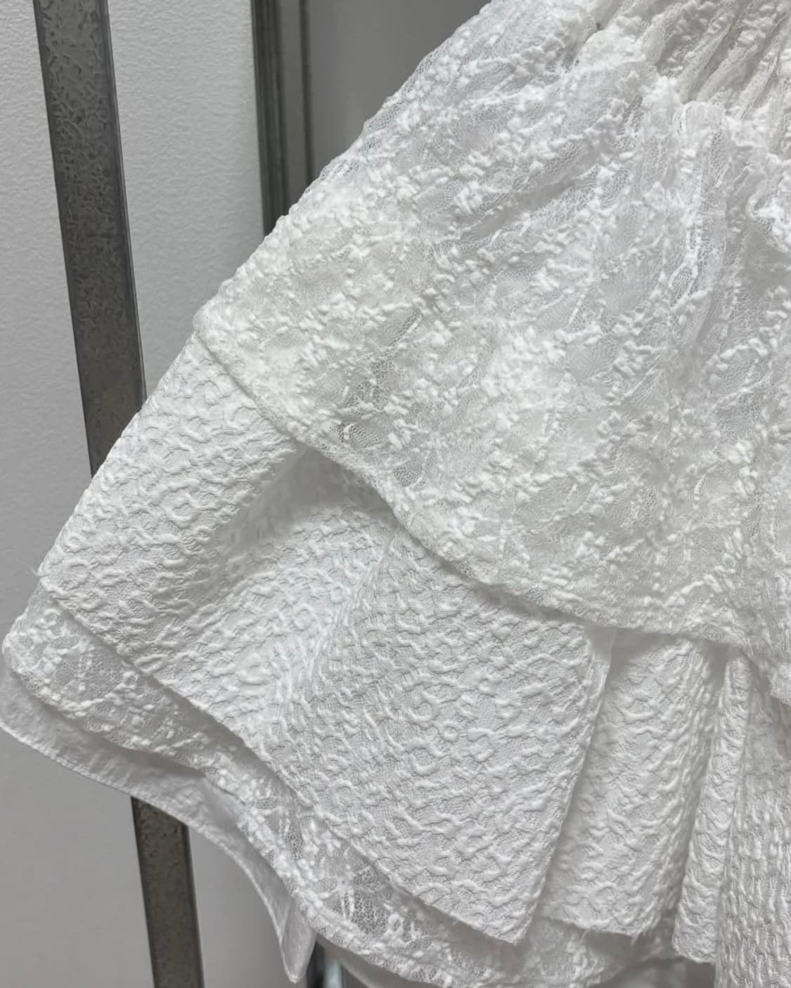 페이즈드 캉캉스커트 화이트 상품이미지5