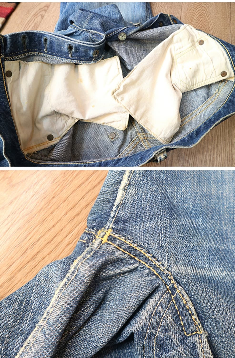 40S LEVIS 40년대 리바이스 501XX 셀비지데님 47501 리얼 상품이미지6