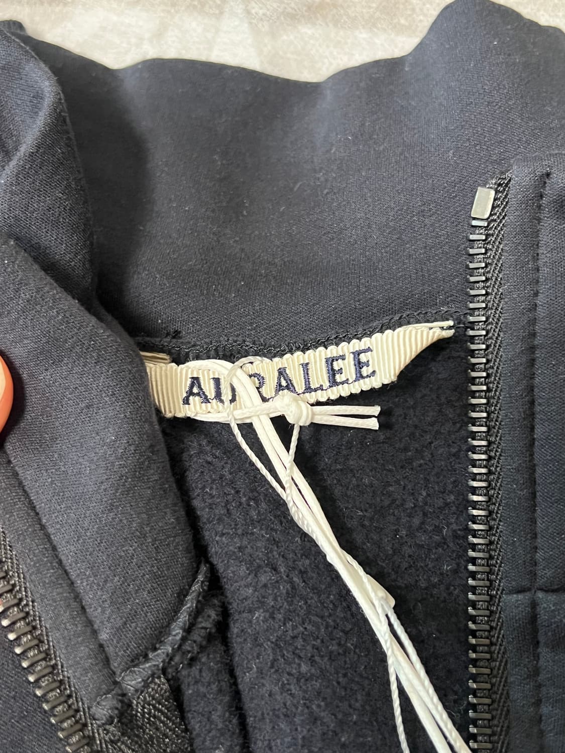 Auralee cotton half zipup sweatshirt 상품이미지7